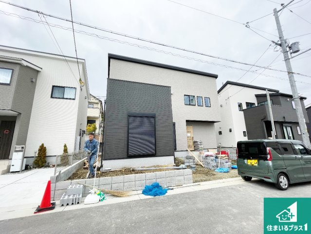 川西市笹部　第2期　新築一戸建ての外観|現在建築中！落ち着いた街並みで新生活を始めることが出来そう！周辺の物件も併せてご紹介させて頂きます！