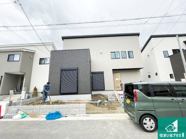 川西市笹部　第2期　新築一戸建ての外観|現在建築中！落ち着いた街並みで新生活を始めることが出来そう！周辺の物件も併せてご紹介させて頂きます！