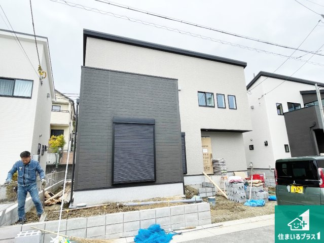川西市笹部　第2期　新築一戸建ての外観|現在の進捗状況です！順調に作業進行中、完成が待ち遠しいです！詳細の間取り等、お気軽にお問い合わせください！