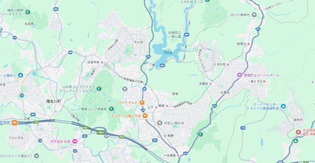 川西市笹部　第2期　新築一戸建ての地図
