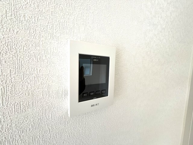 【セキュリティ】 | 仲介手数料無料！阿知須小学校に通える新築戸建平屋　山口市阿知須　第８－１号棟　クレイドルガーデン　アーネストワン | 録画機能付きTVモニターインターホン