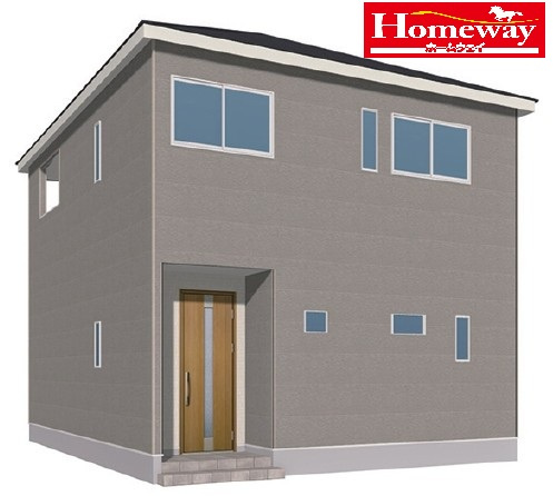 【外観】 | 仲介手数料無料！阿知須小学校に通える新築戸建平屋　山口市阿知須　第８－２号棟　クレイドルガーデン　アーネストワン | かわいいお家になって誕生します