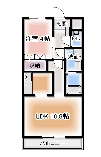 グランディール・ヒロの間取り