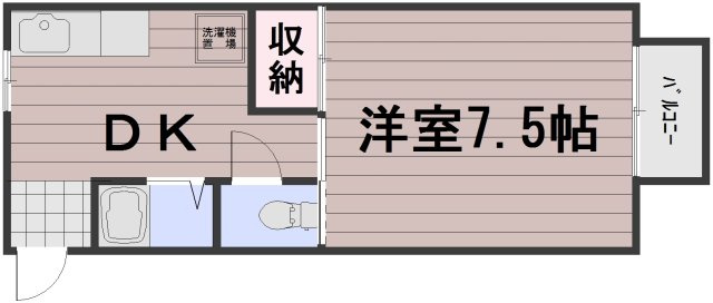 コーポトワイライトの間取り