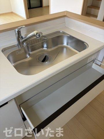 《仲介手数料無料》久喜市青毛１丁目6-1新築一戸建てハートフルタウンのキッチン