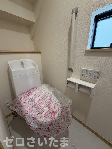 《仲介手数料無料》久喜市青毛１丁目6-1新築一戸建てハートフルタウンのトイレ