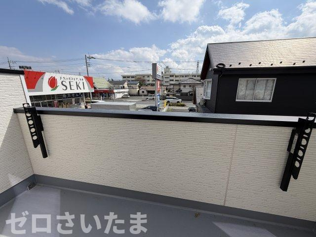 《仲介手数料無料》久喜市青毛１丁目6-1新築一戸建てハートフルタウンのバルコニー