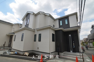 【外観】 | 座間市ひばりが丘２丁目　新築戸建て　全８棟【仲介手数料無料】 | 建物完成しました！！内見可能です♪