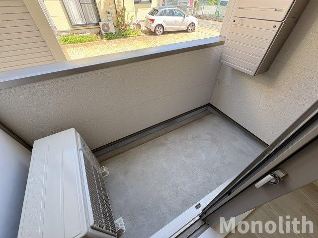 ジーメゾン岸和田グランシアのバルコニー