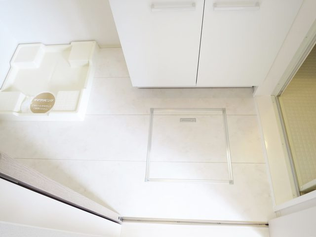 ヴェルエールの洗面所|脱衣スペースはこちら！