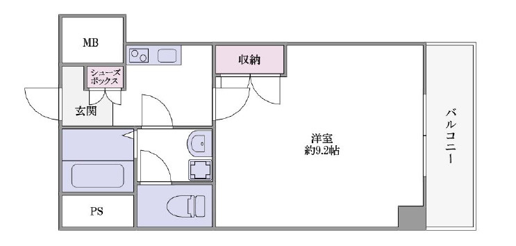 エバーグリーン龍造寺の間取り