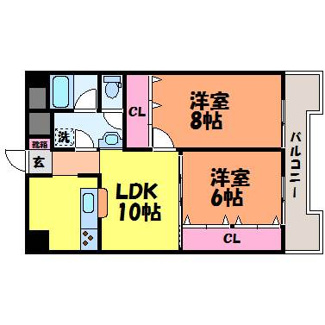 【間取り】 | フェリオ市駅西Ⅰ