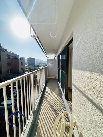 ロータリープラザ二日市のバルコニー