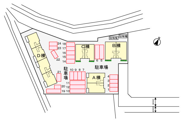トライアンフ マリンタウンCの区画図