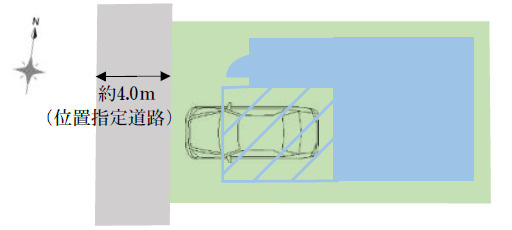 和光市新倉2丁目　始発駅　ZEH水準×車庫付き戸建　限定1棟の区画図