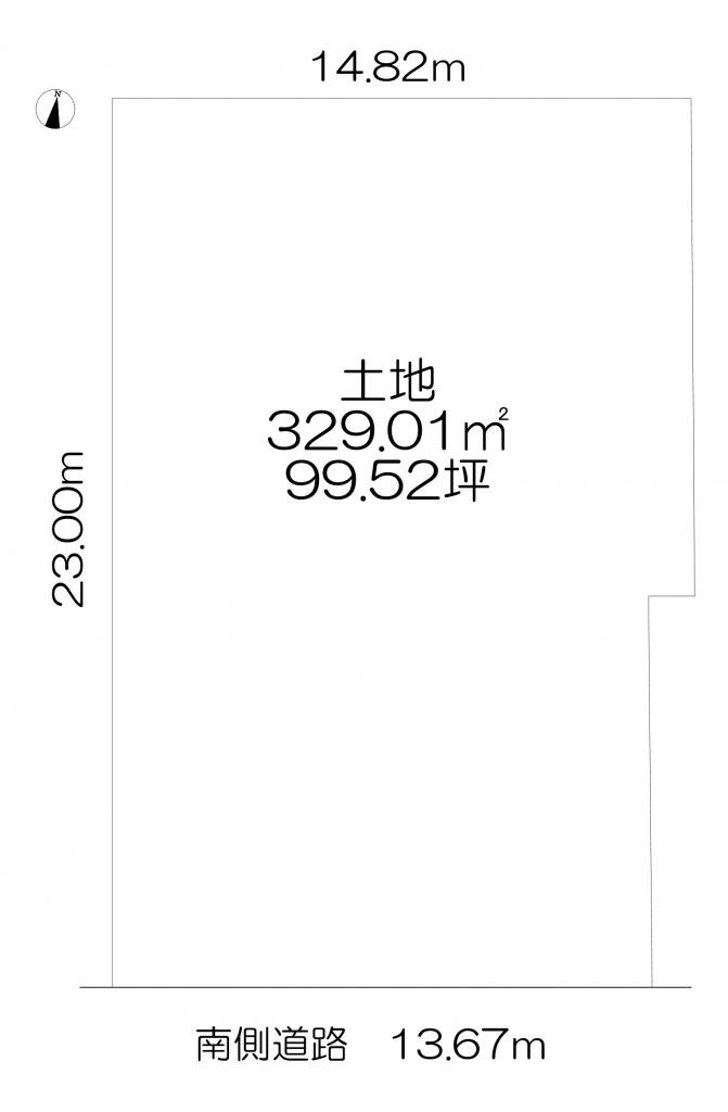 売土地　帯広市東8条南20丁目の土地図
