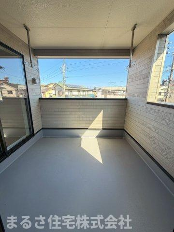清武町あさひ第１　１号棟のバルコニー