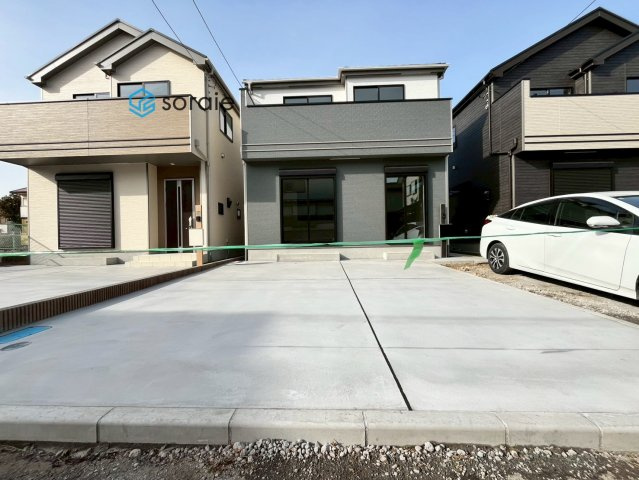 狭山富士見14期　新築戸建　ハートフルタウンの駐車場|令和8年1月26日撮影。