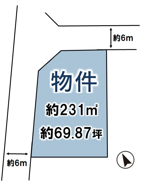 小山市駅南町2丁目の区画図