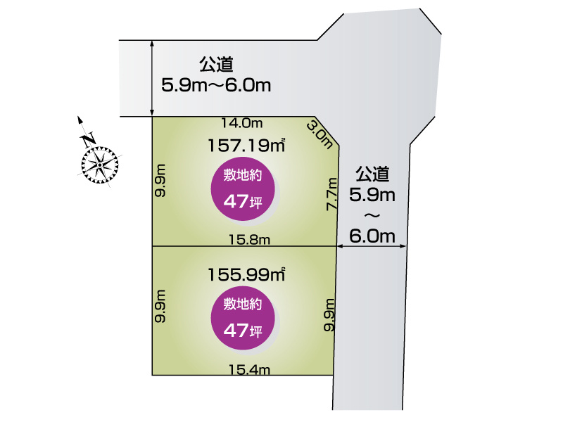 別府　区画図