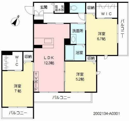 グレースガーデン田井島の間取り