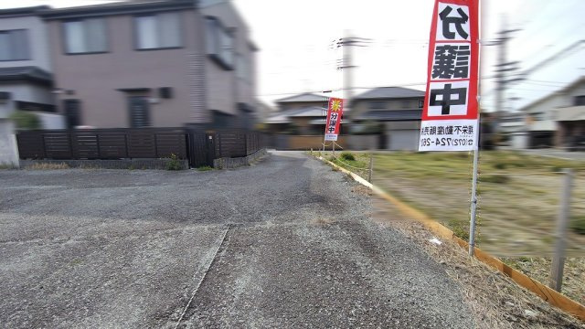 半町２　建築条件なし土地の外観