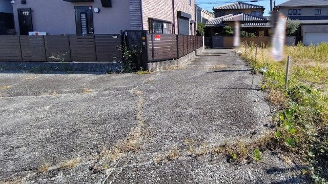 半町２　建築条件なし土地の外観