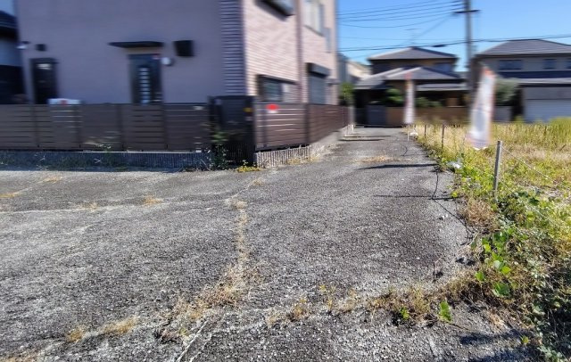 半町２　建築条件なし土地の外観