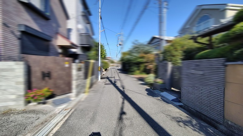 半町２　建築条件なし土地の外観