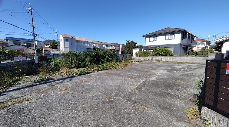 半町２　建築条件なし土地の外観