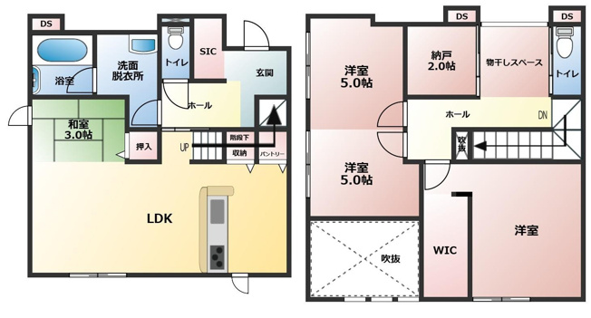 【間取り】 | 北区鶴羽田2