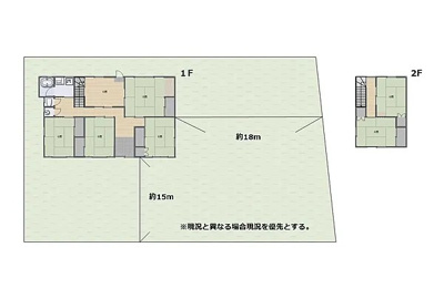 【区画図】 | 鳥取市気高町勝見中古戸建て
