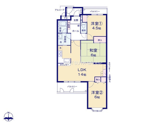 【間取り】の画像