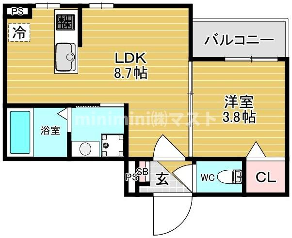 KISHINOSATO　STの間取り