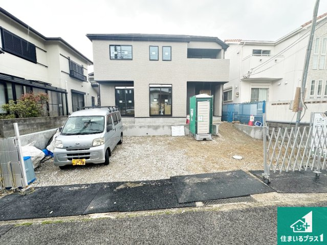 神戸市北区広陵町　第25-1期　新築一戸建ての外観|周辺は落ち着いた街並みの住宅地！子育てがしやすい住環境です！まだ未完成ですが、現地でしかわからない事もございます。是非一度ご覧ください。