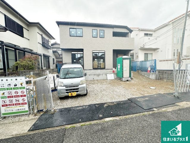 神戸市北区広陵町　第25-1期　新築一戸建ての外観|周辺は落ち着いた街並みの住宅地！子育てがしやすい住環境です！まだ未完成ですが、現地でしかわからない事もございます。是非一度ご覧ください。