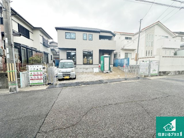 神戸市北区広陵町　第25-1期　新築一戸建ての外観|周辺は落ち着いた街並みの住宅地！子育てがしやすい住環境です！まだ未完成ですが、現地でしかわからない事もございます。是非一度ご覧ください。