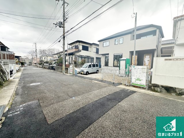 神戸市北区広陵町　第25-1期　新築一戸建ての前面道路含む現地写真|周辺は落ち着いた街並みの住宅地！子育てがしやすい住環境です！まだ未完成ですが、現地でしかわからない事もございます。是非一度ご覧ください。