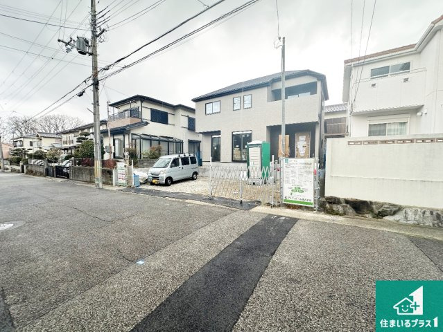 神戸市北区広陵町　第25-1期　新築一戸建ての外観|周辺は落ち着いた街並みの住宅地！子育てがしやすい住環境です！まだ未完成ですが、現地でしかわからない事もございます。是非一度ご覧ください。