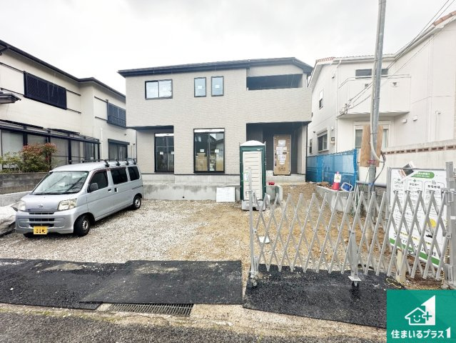 神戸市北区広陵町　第25-1期　新築一戸建ての外観|周辺は落ち着いた街並みの住宅地！子育てがしやすい住環境です！まだ未完成ですが、現地でしかわからない事もございます。是非一度ご覧ください。