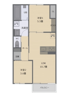 【間取り】 | ビタミンテラス明石大久保