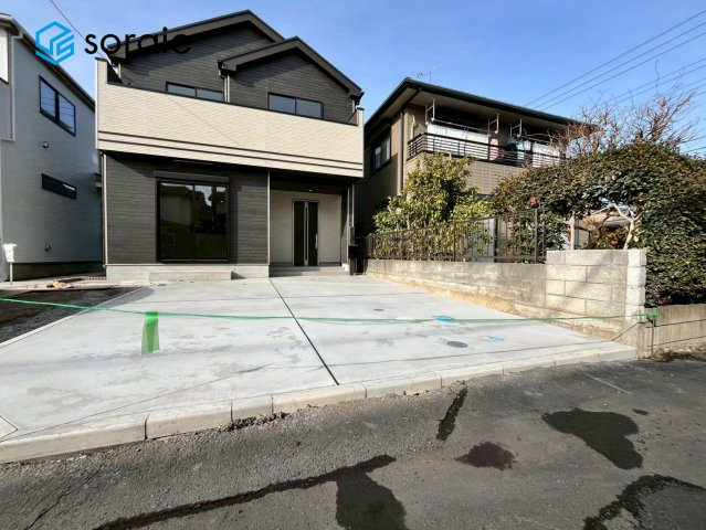 狭山富士見14期　新築戸建　ハートフルタウンの駐車場|１月２６日撮影