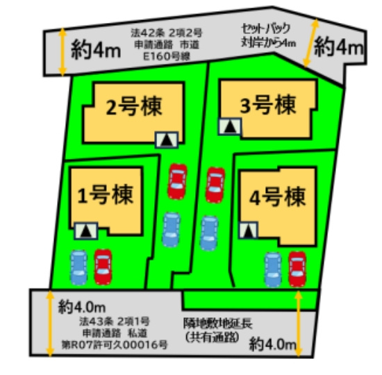 久留米市国分町17期の区画図