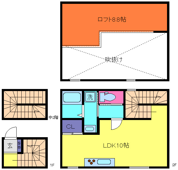 パロス六甲の間取り