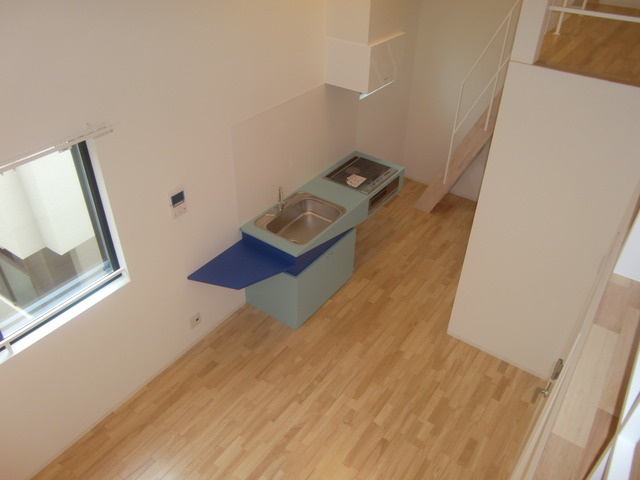 パロス六甲の居間・リビング|ロフトからの眺め