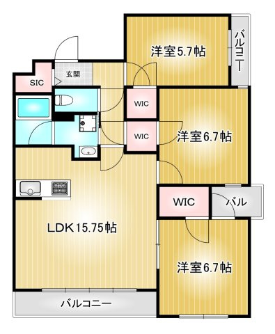 ユング城山｜名古屋市の賃貸ならMｙ賃貸の間取り|ユング城山