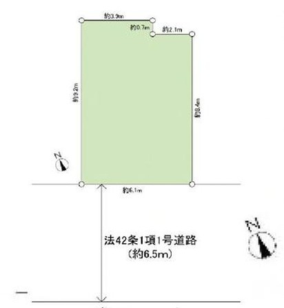 泉区弥生台 中古戸建 3380万円の区画図