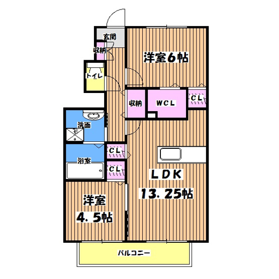 【間取り】 | ルミエール ド エスポワール Ⅱ