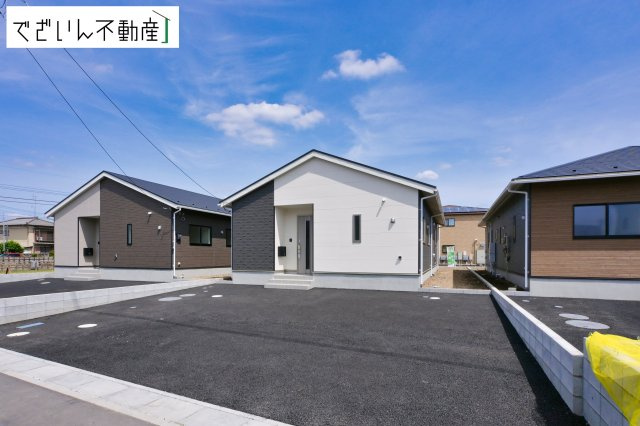 【外観】 | CRADLE GARDEN加須市馬内第3　【平屋】新築住宅 | ≪3号棟≫
現地(2026年5月撮影)