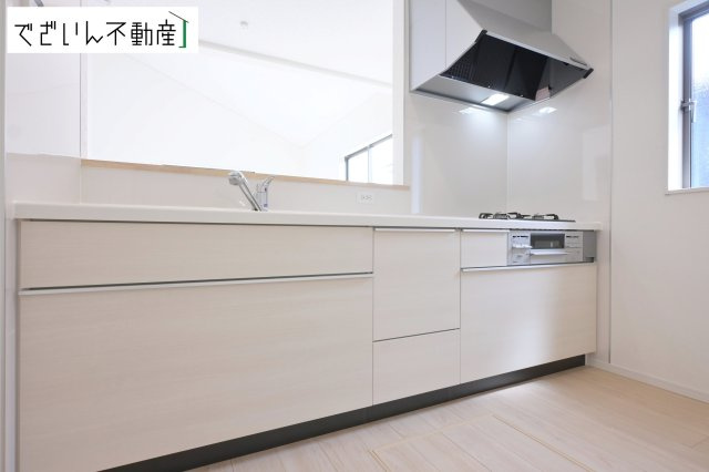 【キッチン】 | CRADLE GARDEN加須市馬内第3　【平屋】新築住宅 | ≪3号棟≫
現地(2026年5月撮影)
